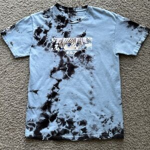 NWOT Zumiez Hypland x Hunter x Hunter Killua Eye Blue & Black Tie Dye T-Shirt